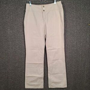 Tommy Hilfiger Women's Straight Legged Jeans Size 8 Cream in Color